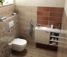 LATUS VI 80 zestaw łazienkowy, wiąz Bardini