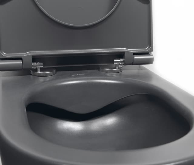 INFINITY miska WC wisząca, Rimless, 36,5x53cm, antracyt