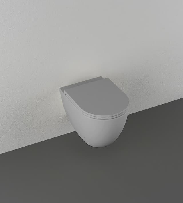 INFINITY miska WC wisząca, Rimless, 36,5x53cm, stone grey