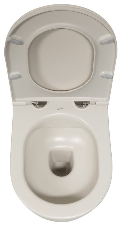 INFINITY miska WC wisząca, Rimless, 36,5x53cm, ivory