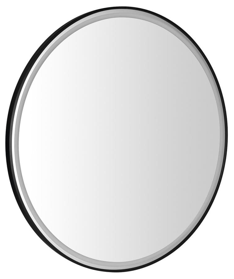 KADRIS okrągłe lustro z oświetleniem LED, ø 100cm, czarny mat