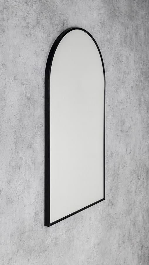 AROWANA Lustro w ramie, 55x95cm, czarny mat