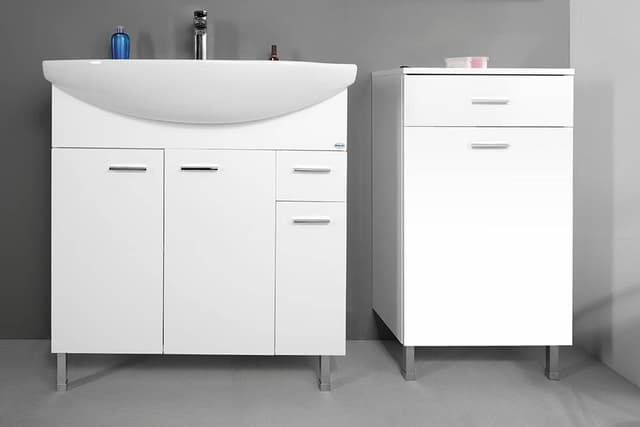 ZOJA/KERAMIA FRESH szafka dolna z koszem 50x78x29cm