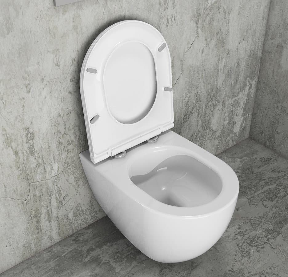 INFINITY miska WC wisząca, Rimless, 36,5x53cm, biały
