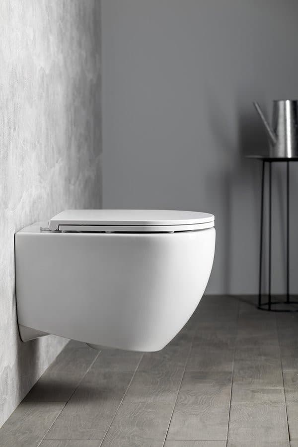 INFINITY miska WC wisząca, Rimless, 36,5x53cm, biały