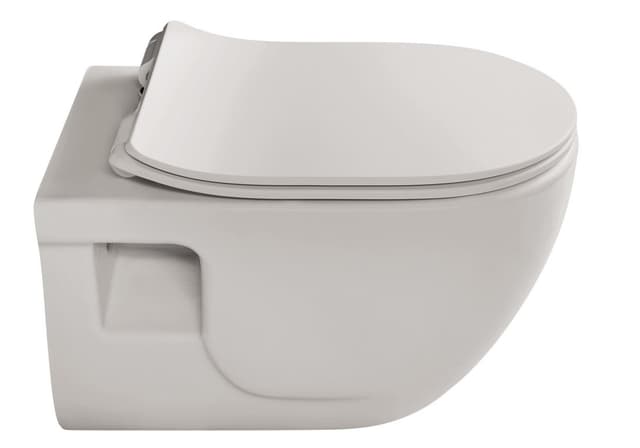 BRILLA WC wiszące, Rimless, 36,5x53cm, latte mat