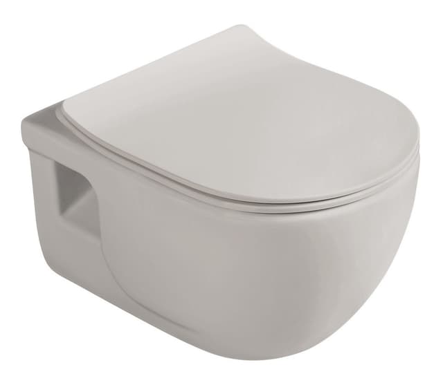 BRILLA WC wiszące, Rimless, 36,5x53cm, latte mat