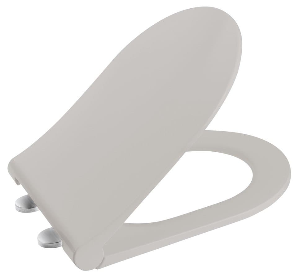 AVVA deska WC slim Soft Close, latte mat