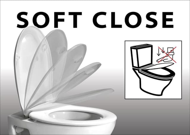 AVVA deska WC slim Soft Close, latte mat