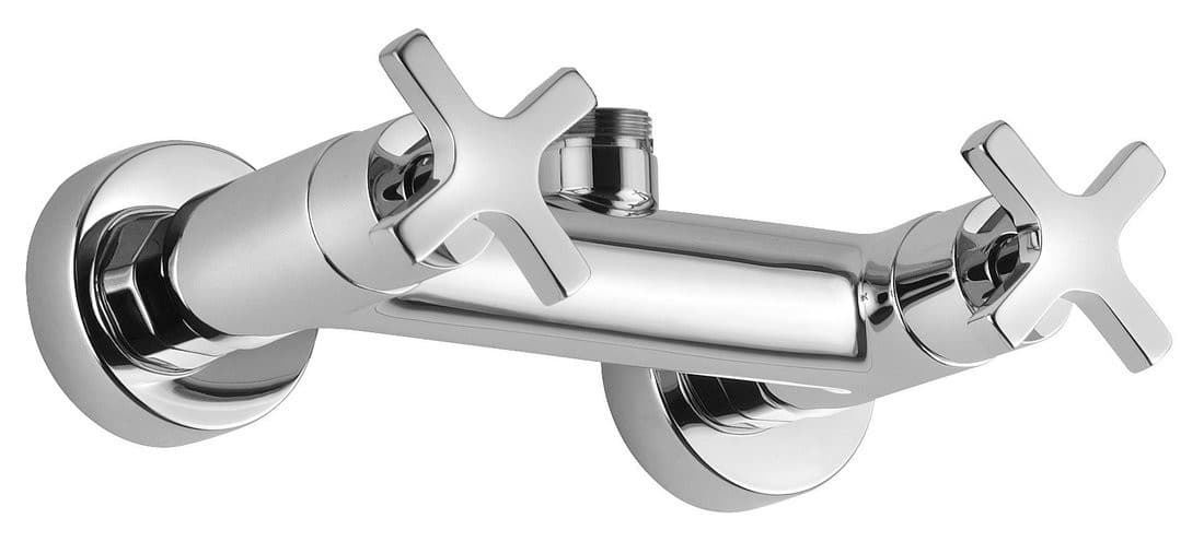 TRAX bateria prysznicowa naścienna do zestawu 990E, chrom