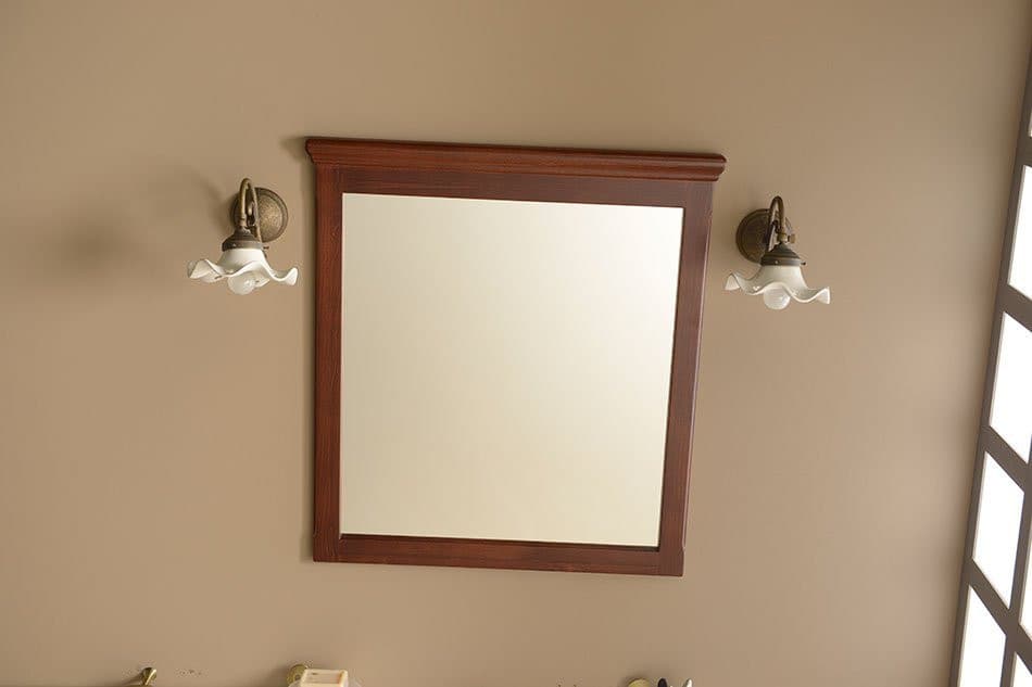 CROSS lustro w drewnianej ramie 70x80cm, buk