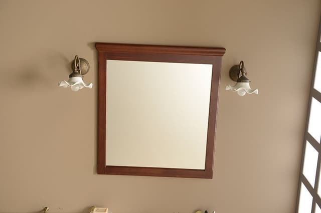 CROSS lustro w drewnianej ramie 70x80cm, buk