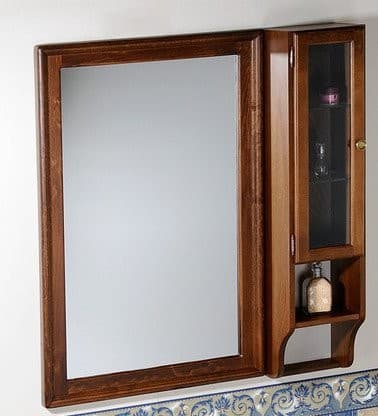 RETRO szafka do lustra 25x115 cm, buk, lewa