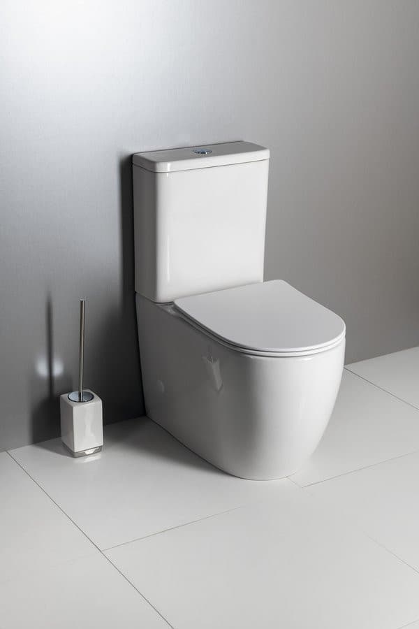 INFINITY RIMLESS komplakt WC, odpływ poziomy/pionowy, biały