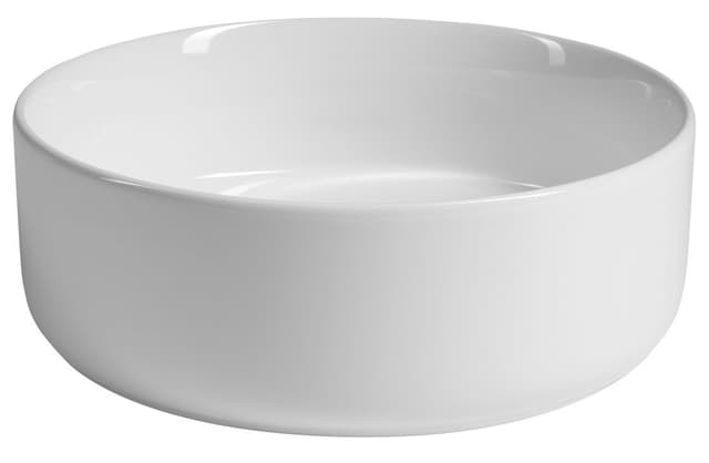 NIMIS umywalka ceramiczna nablatowa średnica 30cm, biały