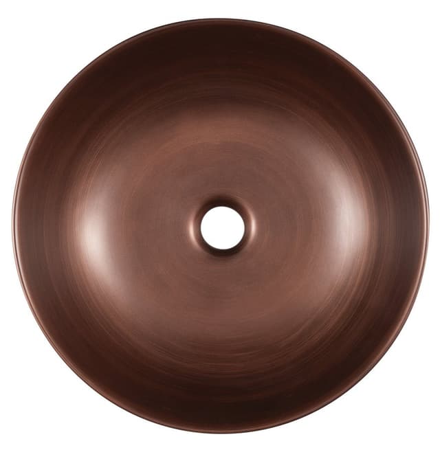 PRIORI umywalka ceramiczna nablatowa, Ø 41,5cm, miedź
