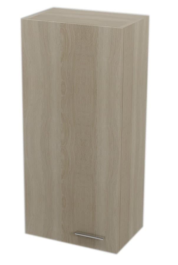 ZOJA KERAMIA FRESH wisząca szafka 35x76x23cm lewa dąb platin