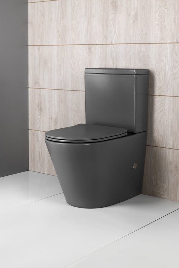 DARIO RIMLESS komplakt WC, odpływ poziomy/pionowy, biały