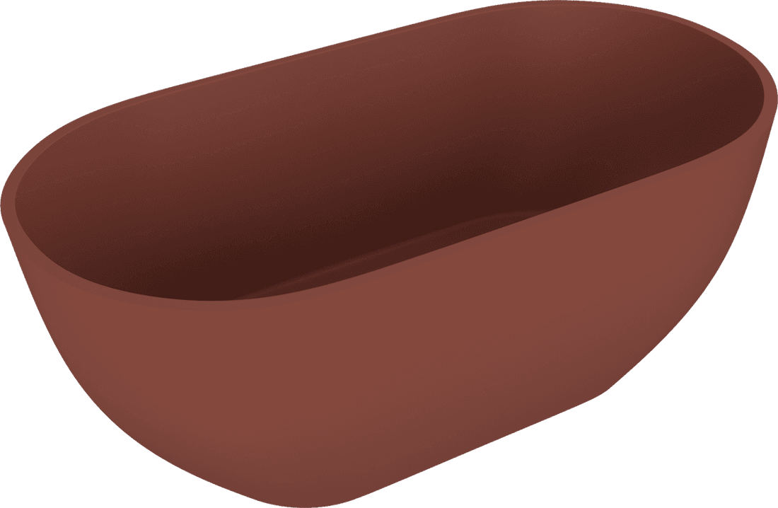 REDUTA wanna wolnostojąca 171x81x58cm, kompozyt, brązowy mat