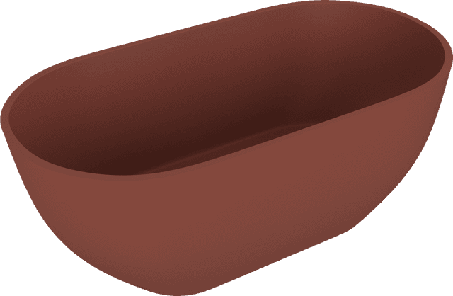 REDUTA wanna wolnostojąca 171x81x58cm, kompozyt, brązowy mat