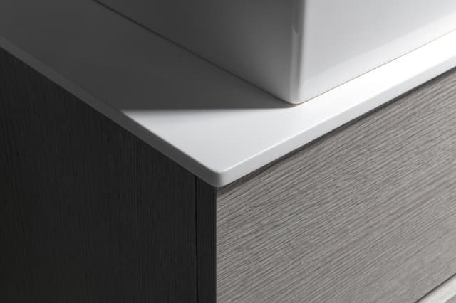 Blat Rockstone 1654x12x445mm, biały mat