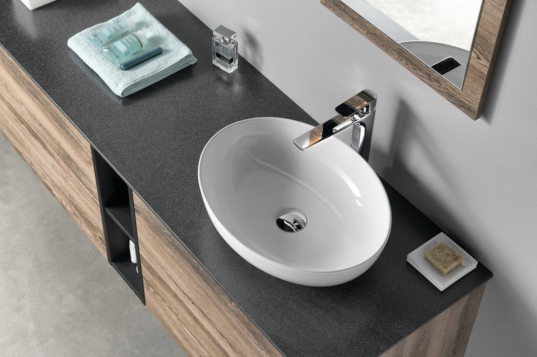 TREOS blat 766x513 mm, Rockstone, biały mat
