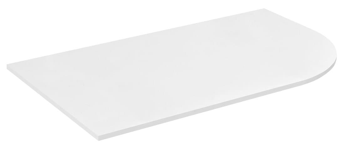 PULSE blat Rockstone 755x12x455mm, lewy, biały mat