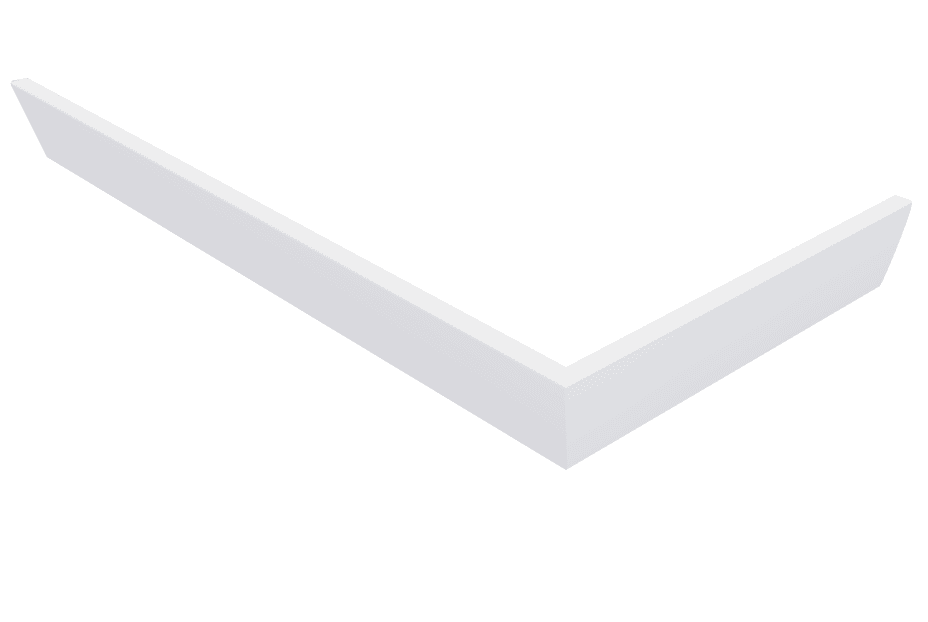 KARIA 120x80 obudowa narożna, wysokość 11cm, lewa