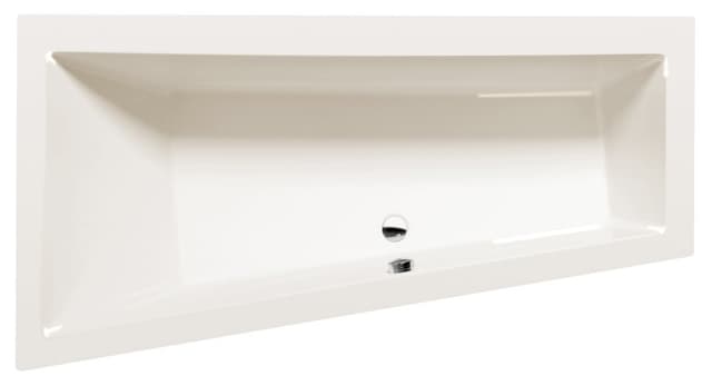 ANDRA L wanna asymetryczna 180x90x45cm, ivory