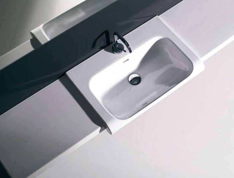 INKA blat ceramiczny 52x35,5cm, biały mat