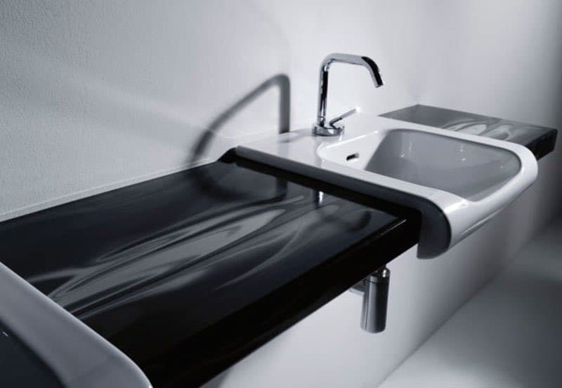 INKA blat ceramiczny 52x35,5cm, woda