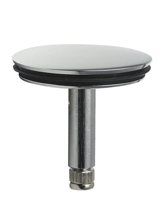 Korek mosiężny do zestawów przelewowo odpływowych, 42mm, chrom