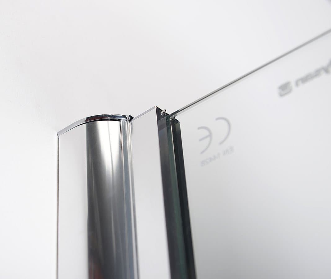 LUCIS LINE ścianka boczna 800mm, szkło czyste