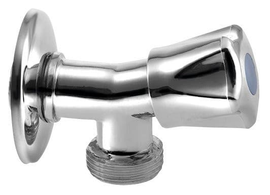 Zawór pralki z zaworem zwrotnym, 1/2 "x3/4", chrom