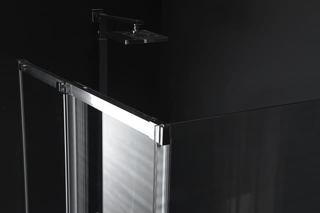 ALTIS ścianka boczna 800mm, szkło czyste