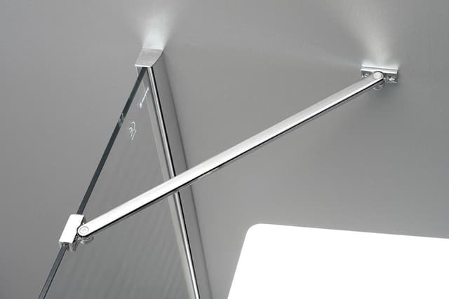 FORTIS ścianka boczna, 800mm, szkło czyste