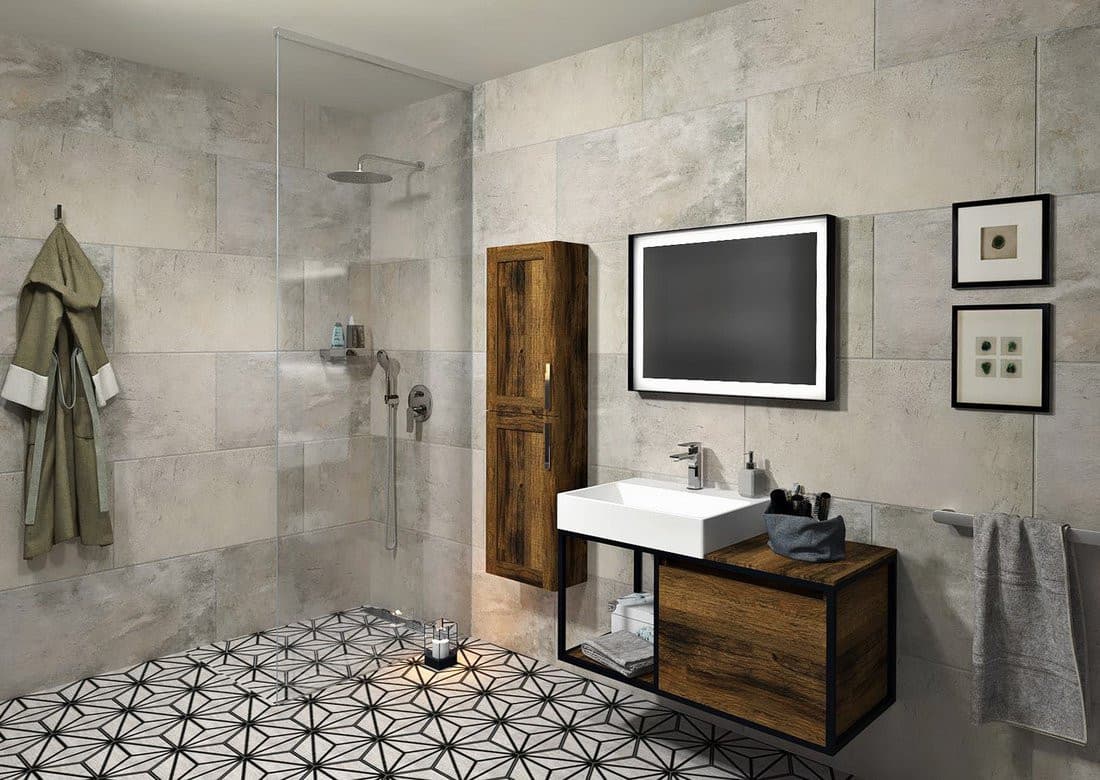 ARCHITEX hartowane szkło czyste, L 700 - 999mm, H 1800-2600mm