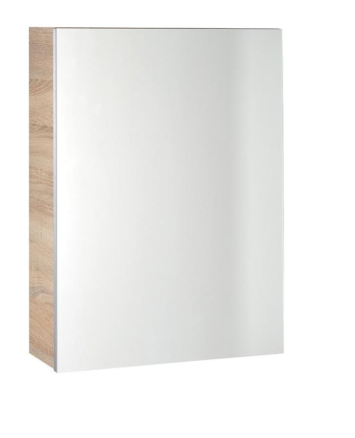 VEGA szafka z lustrem 50x70 cm, dąb platin