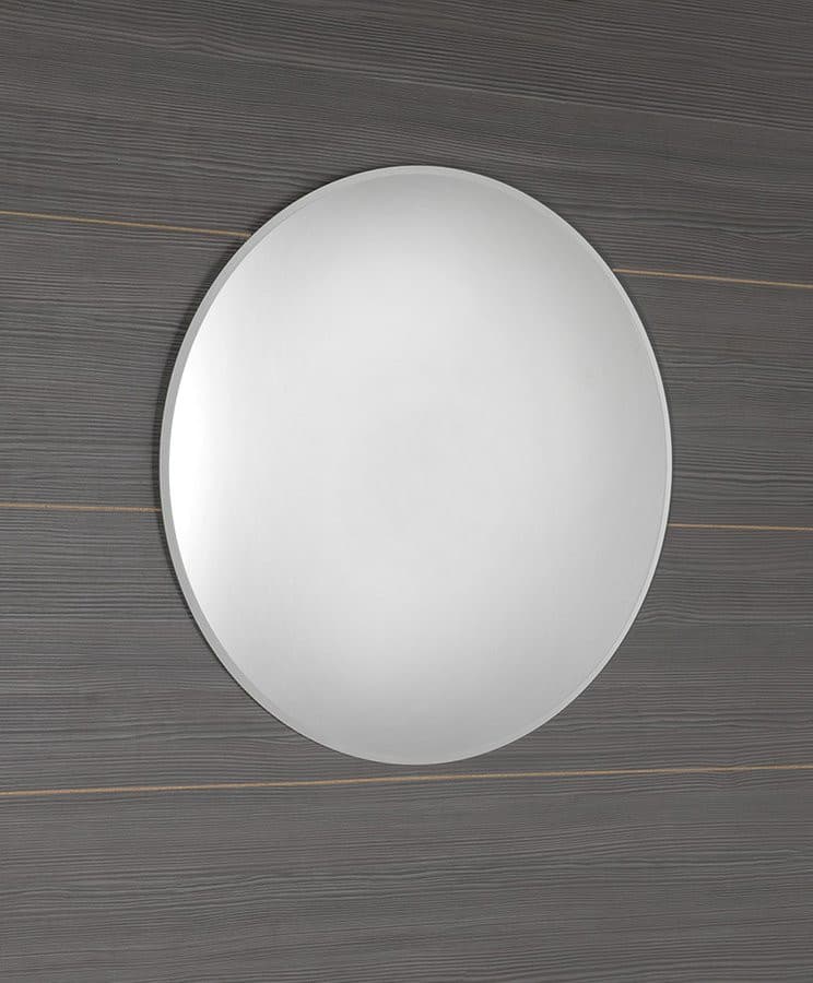 RENGAS lustro okrągłe z fazą ø 70cm, bez uchwytu
