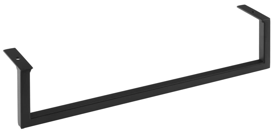 HANG wieszak na ręczniki pod umywalkę 460x98mm, czarny mat