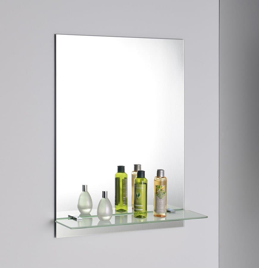 Lustro z półką 60x80cm, wraz z uchwytami