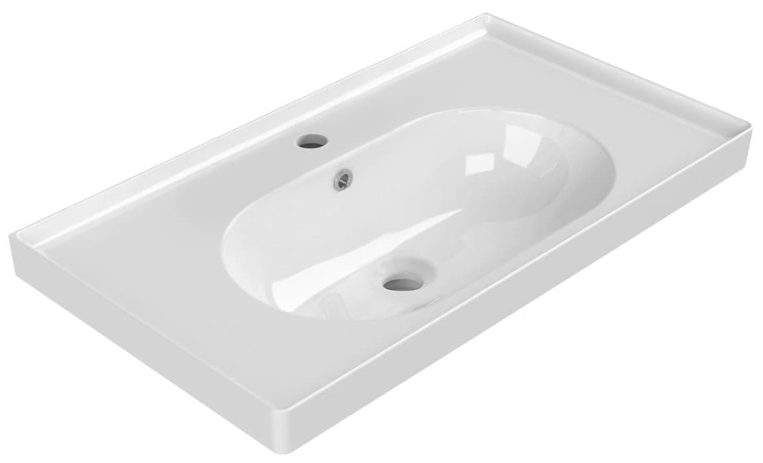 BRAND umywalka ceramiczna 80x45cm, biały