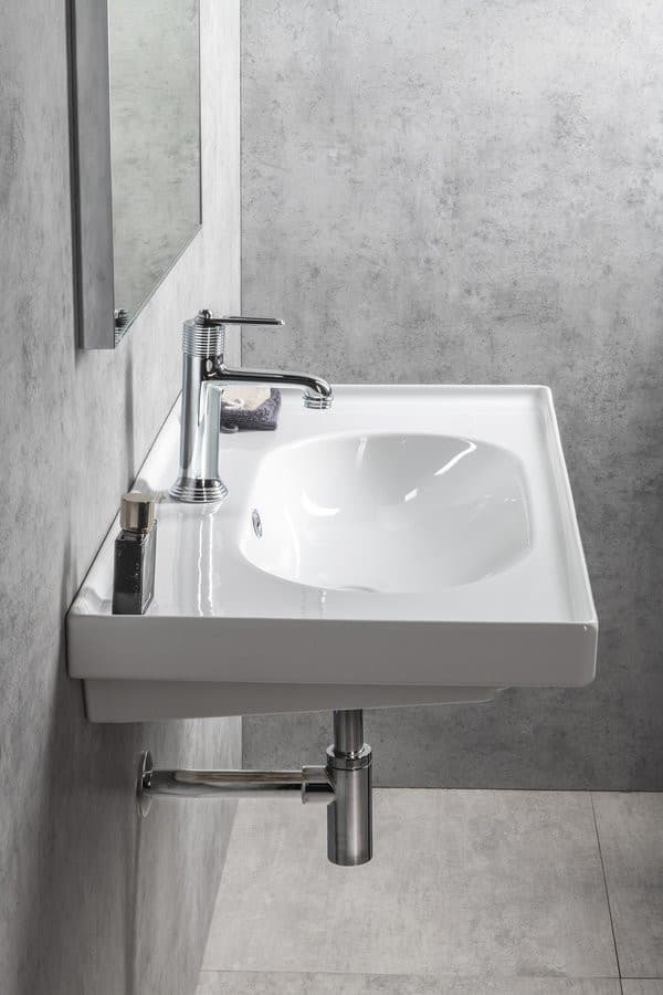 BRAND umywalka ceramiczna 80x45cm, biały