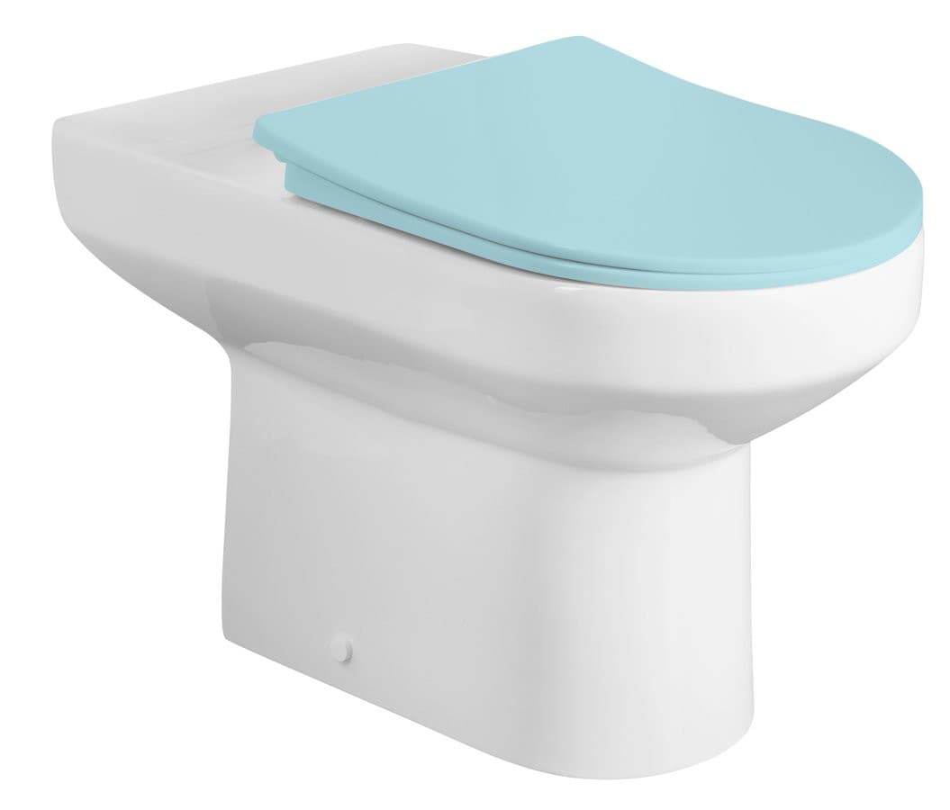 VERMET miska do kompaktu WC, odpływ poziomy/pionowy, biały