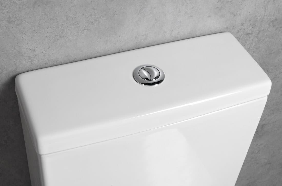 LEON zbiornik toaletowy ceramiczny do WC kombi, biały