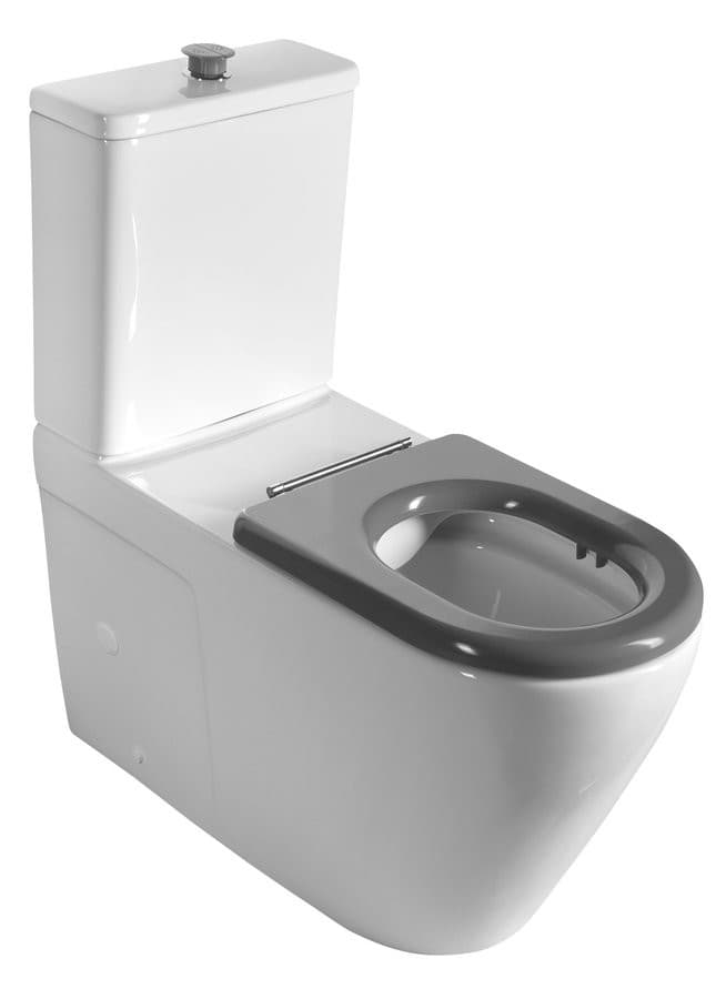 MEDIC RIMLESS komplakt WC, odpływ poziomy/pionowy, biały
