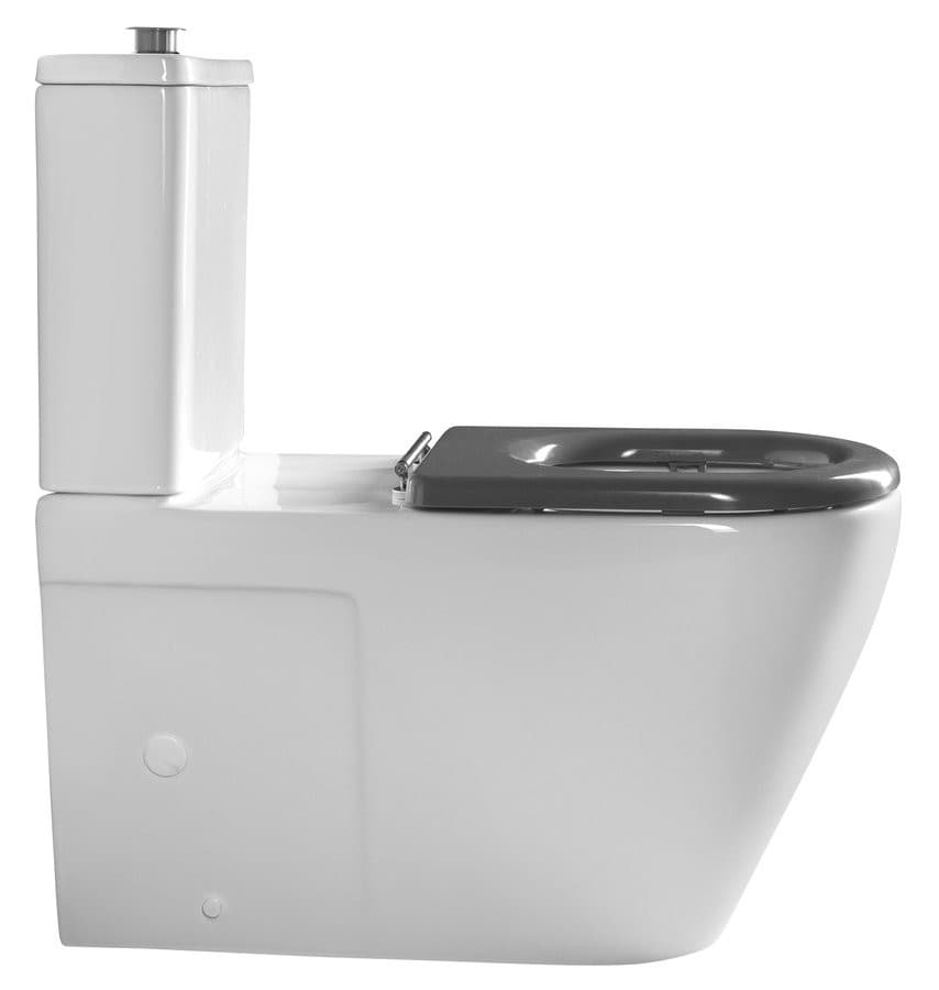 MEDIC RIMLESS komplakt WC, odpływ poziomy/pionowy, biały