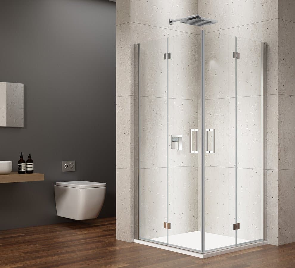 LORO kabina prysznicowa 900x700mm wariant, wejście z rogu