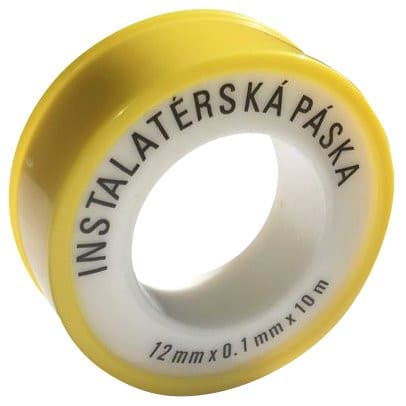 Taśma teflonowa 10 m, 12 mm x 0,01 mm