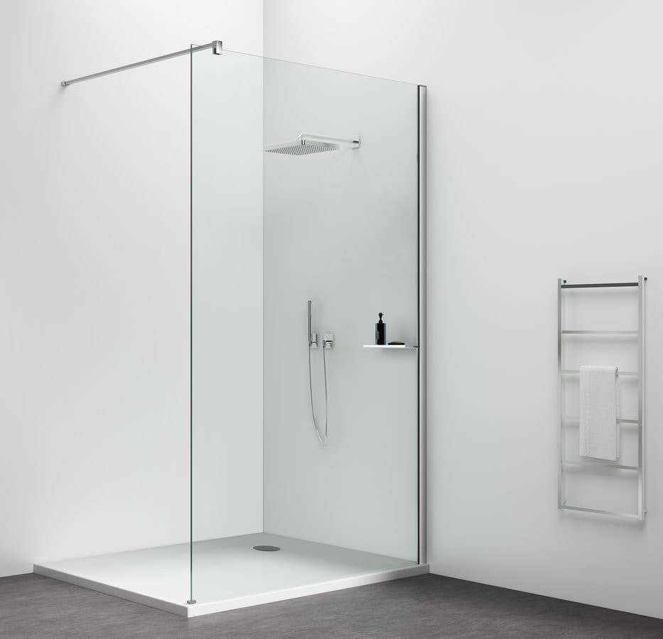 ESCA SHELF profil ścienny z rowkiem 2100mm, chrom